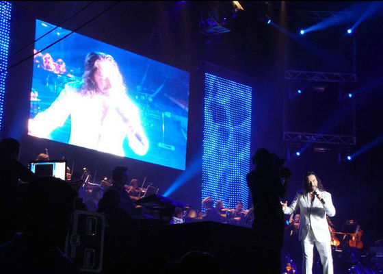 L'écran mené d'intérieur polychrome, P5 SMD3528 a mené la location d'affichage vidéo